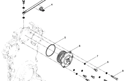 Ведущая шестерня подачи топлива двигателя BAUDOUIN 12M33