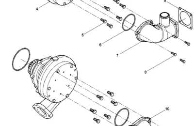Водяная помпа двигателя BAUDOUIN 12M33