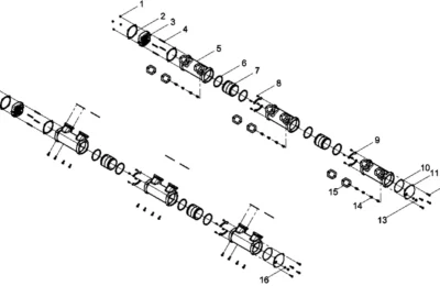Впускной коллектор двигателя BAUDOUIN 12M33
