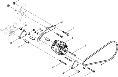 Генератор двигателя BAUDOUIN 12M33