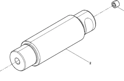 Комплект вала коромысла двигателя BAUDOUIN 12M33