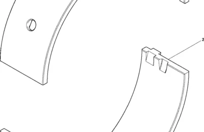 Коренной подшипник двигателя BAUDOUIN 12M33