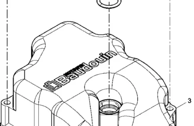 Крышка головки цилиндра BAUDOUIN 12M33