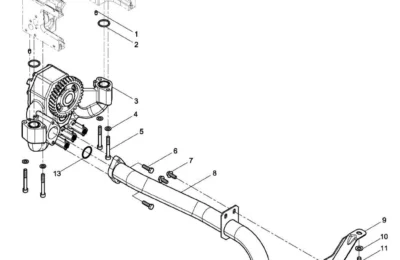 Масляный насос двигателя BAUDOUIN 12M33
