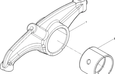 Набор впускного коромысла двигателя BAUDOUIN 12M33