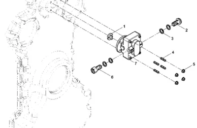 Насос подачи топлива двигателя BAUDOUIN 12M33