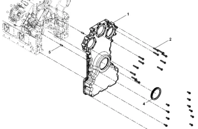 Передний кожух двигателя BAUDOUIN 12M33