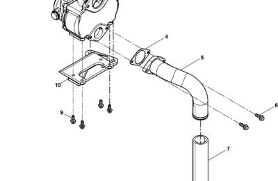 Правый термостат двигателя BAUDOUIN 12M33