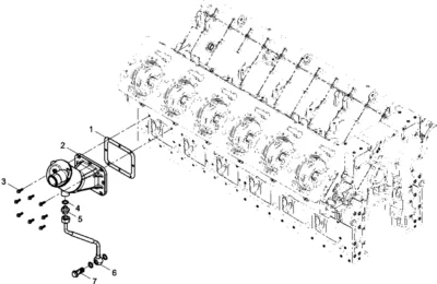 Сепаратор двигателя BAUDOUIN 12M33