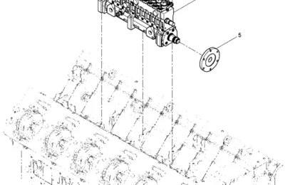 Топливный насос высокого давления двигателя BAUDOUIN 12M33