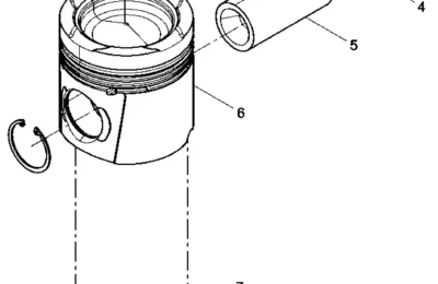 Группа поршней и шатунов двигателя BAUDOUIN 12M33