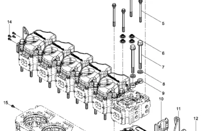 Аксессуары для головки цилиндра двигателя Baudouin 6M26