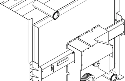 Детали для доставки привинченные к двигателю