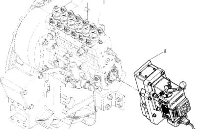 Электронное управление двигателя Baudouin 6M33