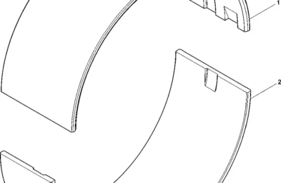 Главный подшипник двигателя Baudouin 6M26