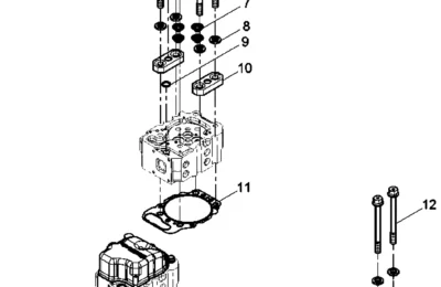 Группа аксессуаров головки цилиндра двигателя Baudouin 12M26