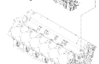Группа масляных трубок для насосов высокого давления двигателя Baudouin 12M26