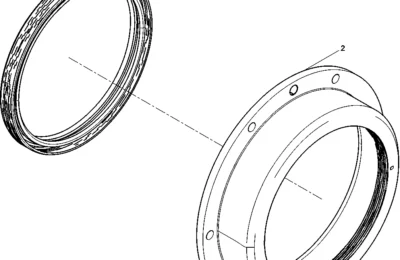 Группа задних сальников двигателя Baudouin 12M26