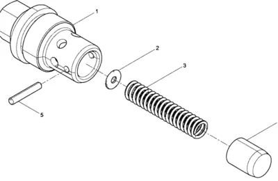 Клапан сброса давления масла двигателя Baudouin 12M26