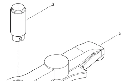 Клапанный мост в сборе двигателя Baudouin 6M26
