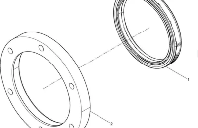 Комплект переднего сальника двигателя Baudouin 12M26