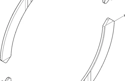 Комплект упорных пластин двигателя BAUDOUIN 6M33