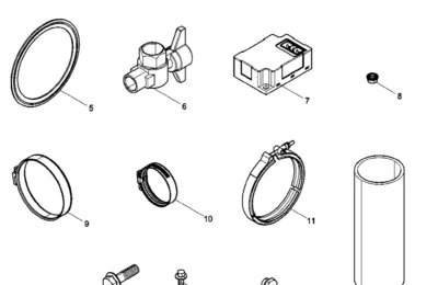 Коробка с запчастями двигателя Baudouin 6M33