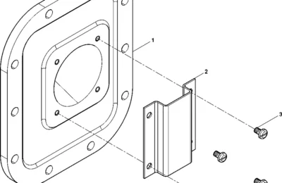 Крепеж масляного фильтра двигателя BAUDOUIN 6M33