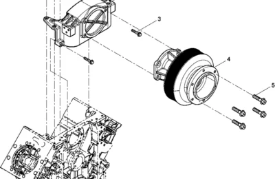 Кронштейны вентилятора двигателя Baudouin 12M26