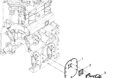 Маслоналивная трубка двигателя Baudouin 6M26