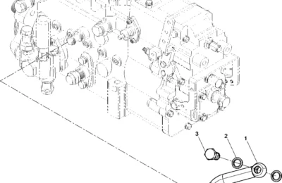 Масляная трубка топливного насоса высокого давления двигателя Baudouin 6M26