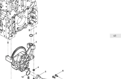 Масляный насос двигателя BAUDOUIN 6M33