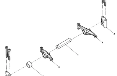 Набор коромысел двигателя Baudouin 12M26
