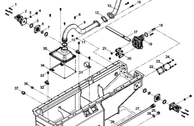 Набор масляного поддона двигателя Baudouin 12M26