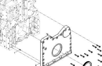 Передняя крышка двигателя BAUDOUIN 6M33