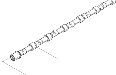 Распределительный вал в сборе двигателя Baudouin 6M26