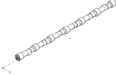 Распределительный вал в сборе двигателя BAUDOUIN 6M33