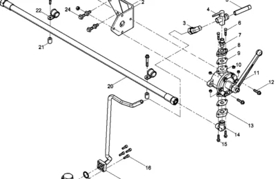 Ручной масляный насос двигателя Baudouin 12M26