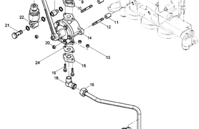 Ручной Масляный насос двигателя BAUDOUIN 6M33