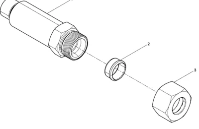 Соединение труб двигателя Baudouin 12M26