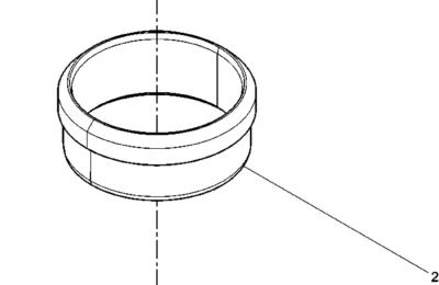 Соединение труб двигателя Baudouin 6M26