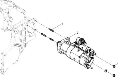 Стартер двигателя Baudouin 6M26