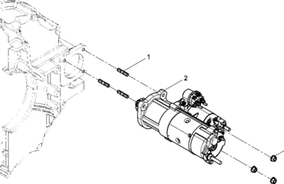 Стартер двигателя Baudouin 6M33
