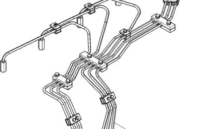 Топливные трубки высокого давления двигателя Baudouin 6M26