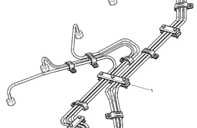 Топливные трубки высокого давления двигателя Baudouin 6M33