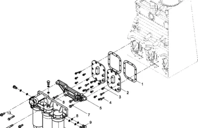 Топливный фильтр двигателя Baudouin 6M33