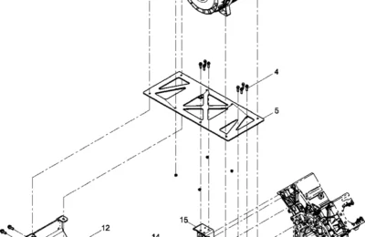Воздушный фильтр двигателя Baudouin 12M26