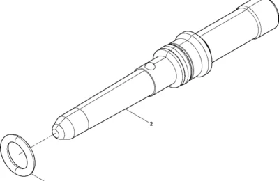 Адаптер трубки высокого давления двигателя Baudouin 6M21