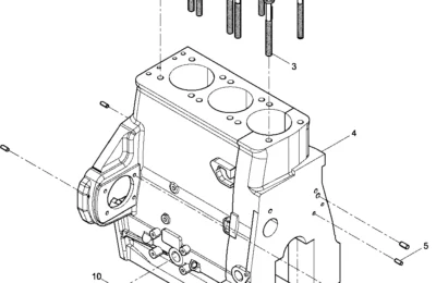 Блок двигателя Baudouin 3M10