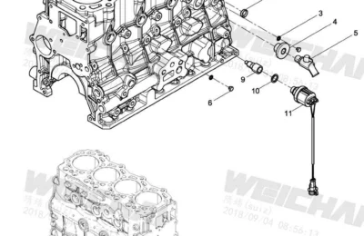 Блок двигателя Baudouin 4M06G33